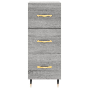 vidaXL Highboard Grey Sonoma 34.5x34x180 cm Engineered Wood