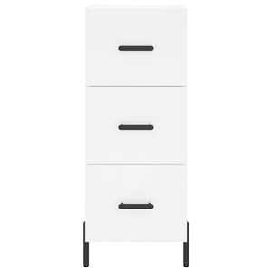 vidaXL Highboard White 34.5x34x180 cm Engineered Wood