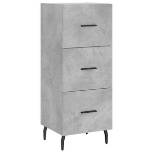 vidaXL Highboard Concrete Grey 34.5x34x180 cm Engineered Wood