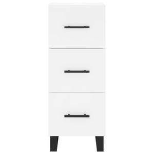 vidaXL Highboard White 34.5x34x180 cm Engineered Wood