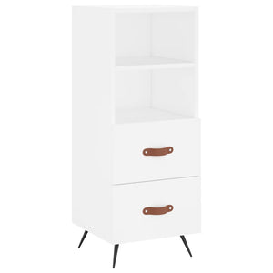 vidaXL Highboard White 34.5x34x180 cm Engineered Wood