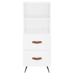 vidaXL Highboard White 34.5x34x180 cm Engineered Wood