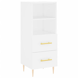 vidaXL Highboard White 34.5x34x180 cm Engineered Wood