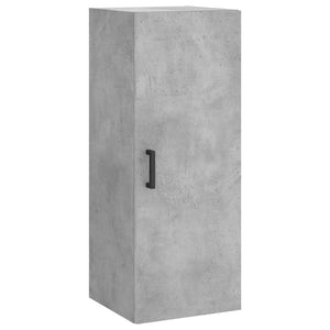 vidaXL Highboard Concrete Grey 34.5x34x180 cm Engineered Wood