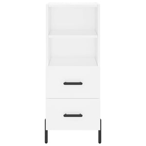 vidaXL Highboard White 34.5x34x180 cm Engineered Wood