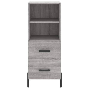 vidaXL Highboard Grey Sonoma 34.5x34x180 cm Engineered Wood