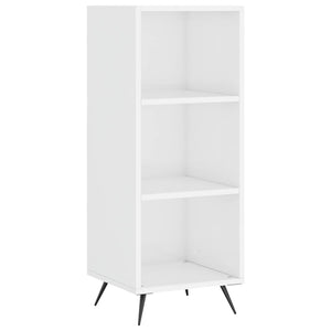 vidaXL Highboard High Gloss White 34.5x34x180 cm Engineered Wood