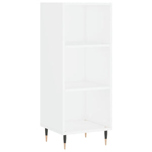 vidaXL Highboard White 34.5x34x180 cm Engineered Wood