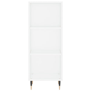 vidaXL Highboard White 34.5x34x180 cm Engineered Wood