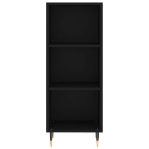 vidaXL Highboard Black 34.5x34x180 cm Engineered Wood