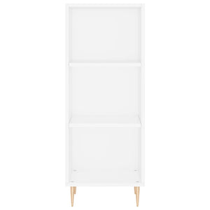 vidaXL Highboard White 34.5x34x180 cm Engineered Wood