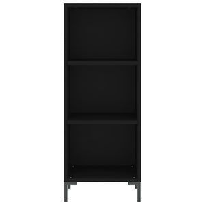 vidaXL Highboard Black 34.5x34x180 cm Engineered Wood