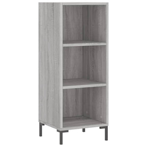 vidaXL Highboard Grey Sonoma 34.5x34x180 cm Engineered Wood