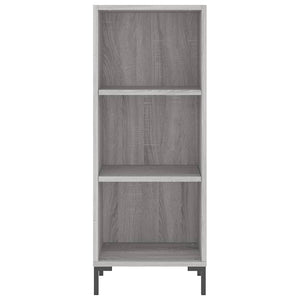 vidaXL Highboard Grey Sonoma 34.5x34x180 cm Engineered Wood