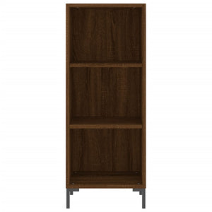 vidaXL Highboard Brown Oak 34.5x34x180 cm Engineered Wood