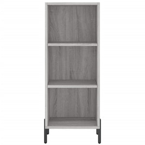 vidaXL Highboard Grey Sonoma 34.5x34x180 cm Engineered Wood