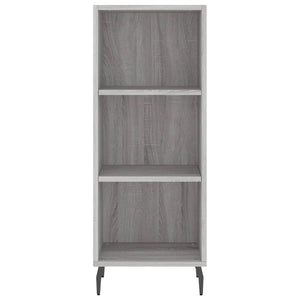 vidaXL Highboard Grey Sonoma 34.5x34x180 cm Engineered Wood