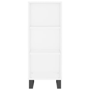 vidaXL Highboard White 34.5x34x180 cm Engineered Wood