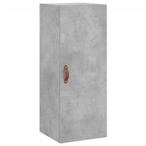 vidaXL Highboard Concrete Grey 34.5x34x180 cm Engineered Wood