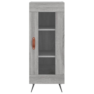 vidaXL Highboard Grey Sonoma 34.5x34x180 cm Engineered Wood