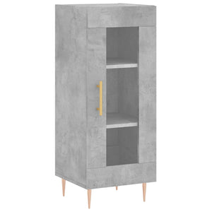 vidaXL Highboard Concrete Grey 34.5x34x180 cm Engineered Wood