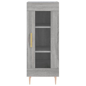 vidaXL Highboard Grey Sonoma 34.5x34x180 cm Engineered Wood