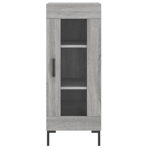 vidaXL Highboard Grey Sonoma 34.5x34x180 cm Engineered Wood