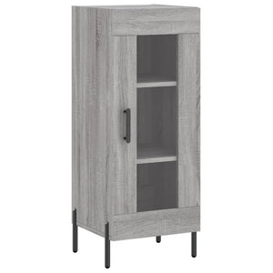 vidaXL Highboard Grey Sonoma 34.5x34x180 cm Engineered Wood