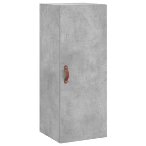 vidaXL Highboard Concrete Grey 34.5x34x180 cm Engineered Wood