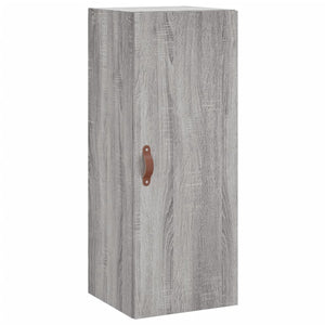 vidaXL Highboard Grey Sonoma 34.5x34x180 cm Engineered Wood