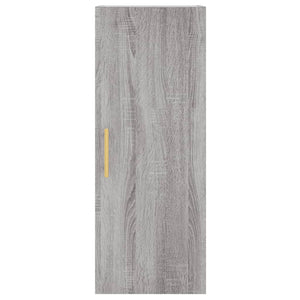 vidaXL Highboard Grey Sonoma 34.5x34x180 cm Engineered Wood