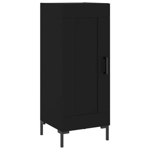 vidaXL Highboard Black 34.5x34x180 cm Engineered Wood