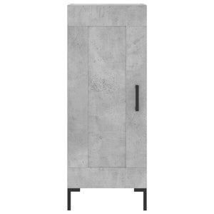 vidaXL Highboard Concrete Grey 34.5x34x180 cm Engineered Wood