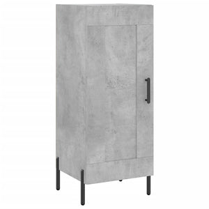 vidaXL Highboard Concrete Grey 34.5x34x180 cm Engineered Wood