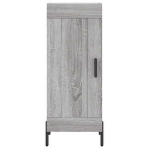 vidaXL Highboard Grey Sonoma 34.5x34x180 cm Engineered Wood