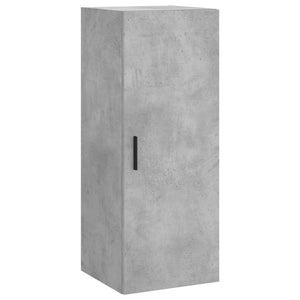 vidaXL Highboard Concrete Grey 34.5x34x180 cm Engineered Wood