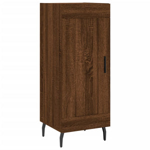 vidaXL Highboard Brown Oak 34.5x34x180 cm Engineered Wood