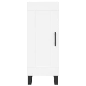 vidaXL Highboard White 34.5x34x180 cm Engineered Wood