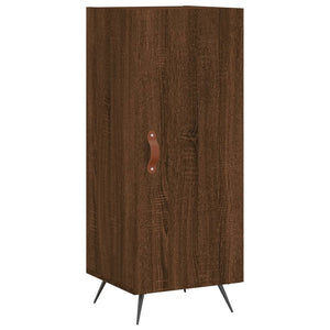 vidaXL Highboard Brown Oak 34.5x34x180 cm Engineered Wood