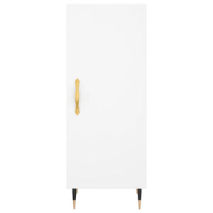 vidaXL Highboard White 34.5x34x180 cm Engineered Wood