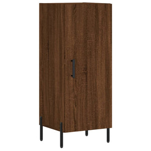 vidaXL Highboard Brown Oak 34.5x34x180 cm Engineered Wood