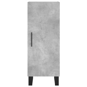 vidaXL Highboard Concrete Grey 34.5x34x180 cm Engineered Wood