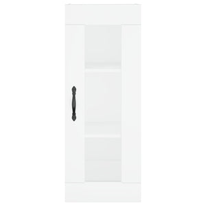 vidaXL Highboard White 34.5x34x180 cm Engineered Wood