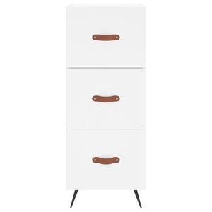 vidaXL Highboard White 34.5x34x180 cm Engineered Wood