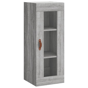 vidaXL Highboard Grey Sonoma 34.5x34x180 cm Engineered Wood