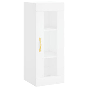 vidaXL Highboard White 34.5x34x180 cm Engineered Wood