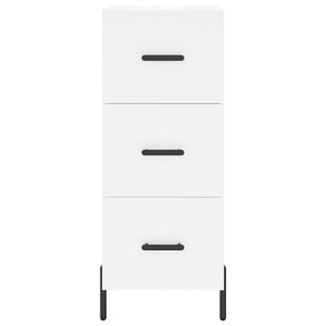 vidaXL Highboard White 34.5x34x180 cm Engineered Wood