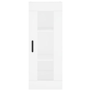 vidaXL Highboard White 34.5x34x180 cm Engineered Wood