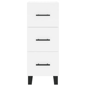 vidaXL Highboard White 34.5x34x180 cm Engineered Wood