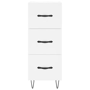 vidaXL Highboard White 34.5x34x180 cm Engineered Wood